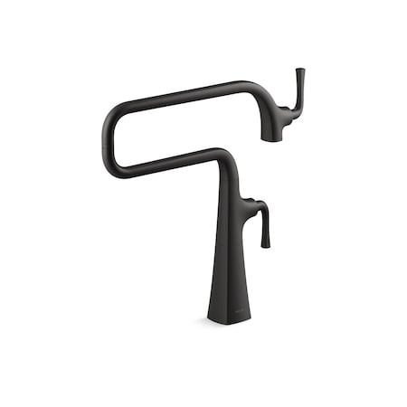 Kohler Graze Deck-Mount Pot Filler Faucet 22067-BL